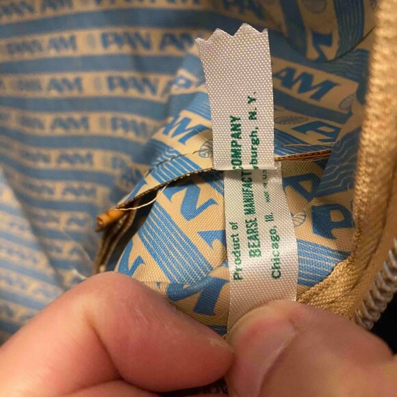 Vintage Pan Am cabin crew Airline Flight Bag - Picture 12 of 16